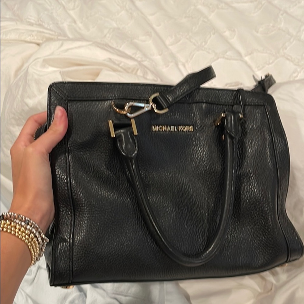 michael kors medium black purse